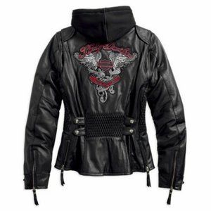 Harley Davison Women's Amelia 3 in 1 leather 1W